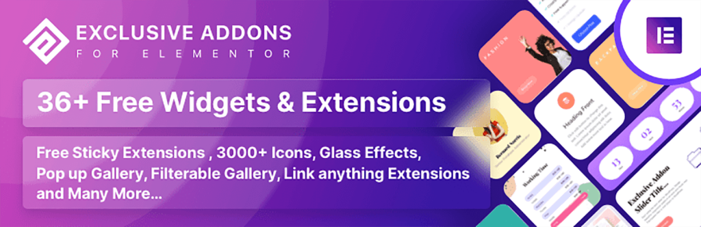 Exclusive addons for Elementor, wptowp