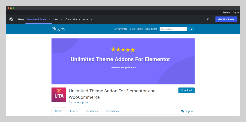 Unlimited Theme Addon For Elementor, wptowp