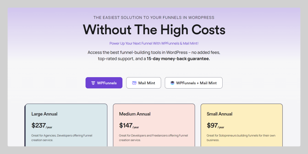 WPFunnels pricing, WPFunnels Review, Wptowp