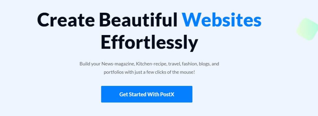 Personal WordPress blog by PostX