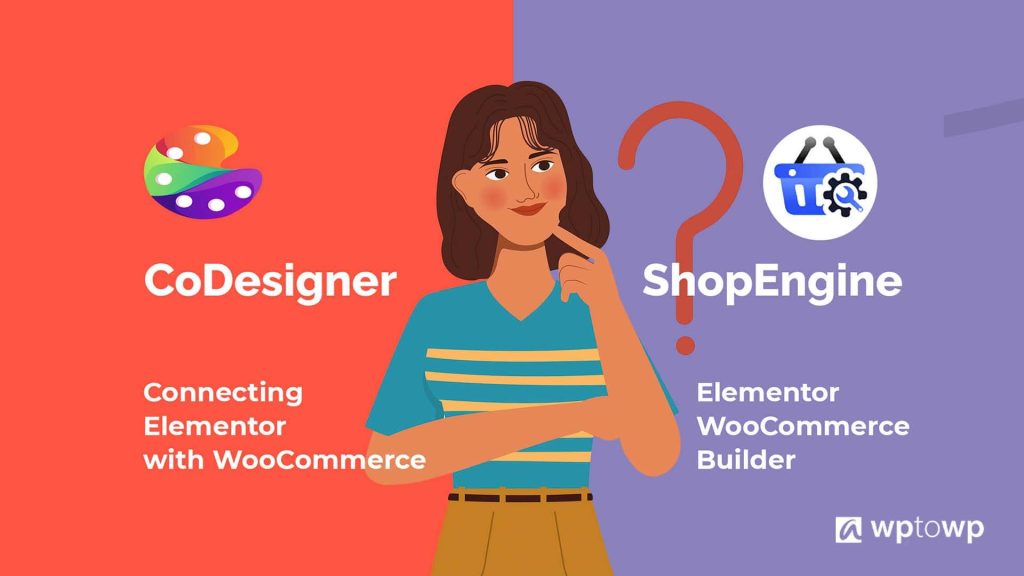ShopEngine vs CoDesigner, Wptowp