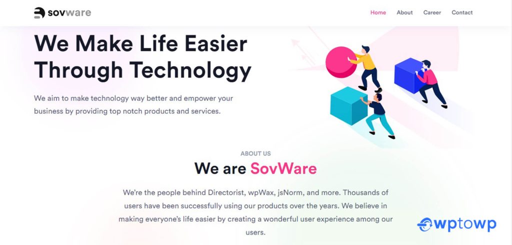 SovWare, Best WordPress Company in Bangladesh, wptowp