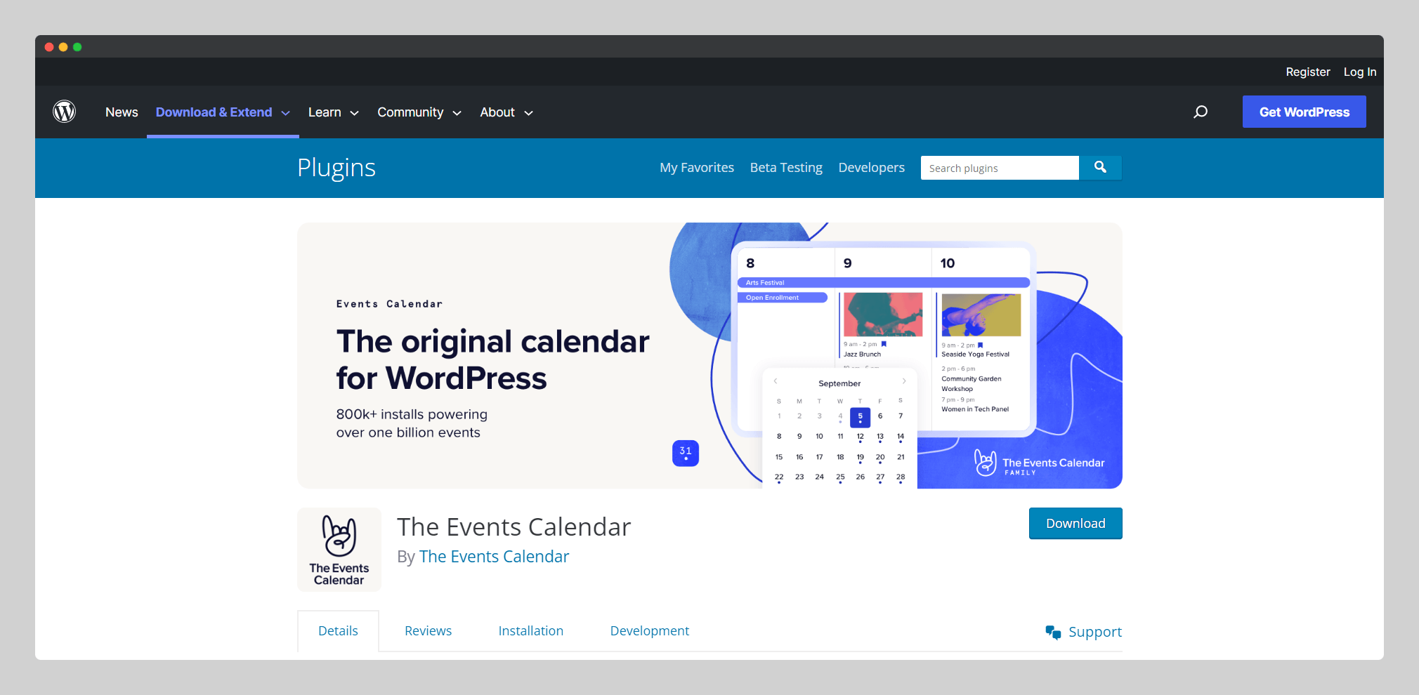 The Events Calendar, Best event plugin in WordPress, wptowp