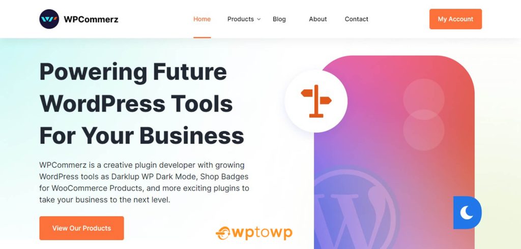 WPCommerz, Best WordPress Company in Bangladesh, wptowp