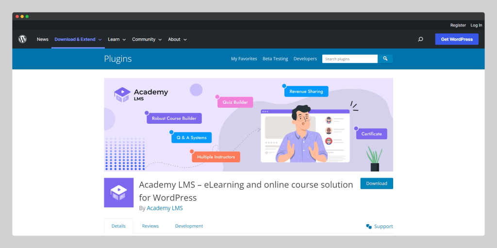 Academy LMS, wptowp