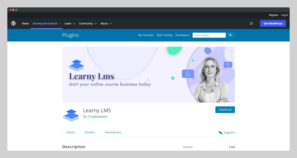 Learny LMS, WordPress LMS Plugins, wptowp