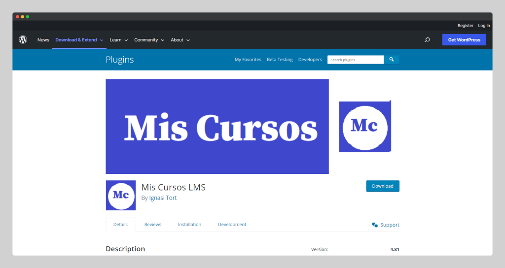 Mis Cursos LMS, WordPress LMS Plugins, wptowp