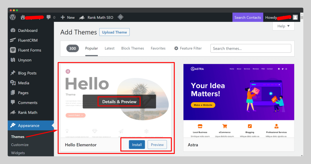 How to install WordPress Theme, Wptowp