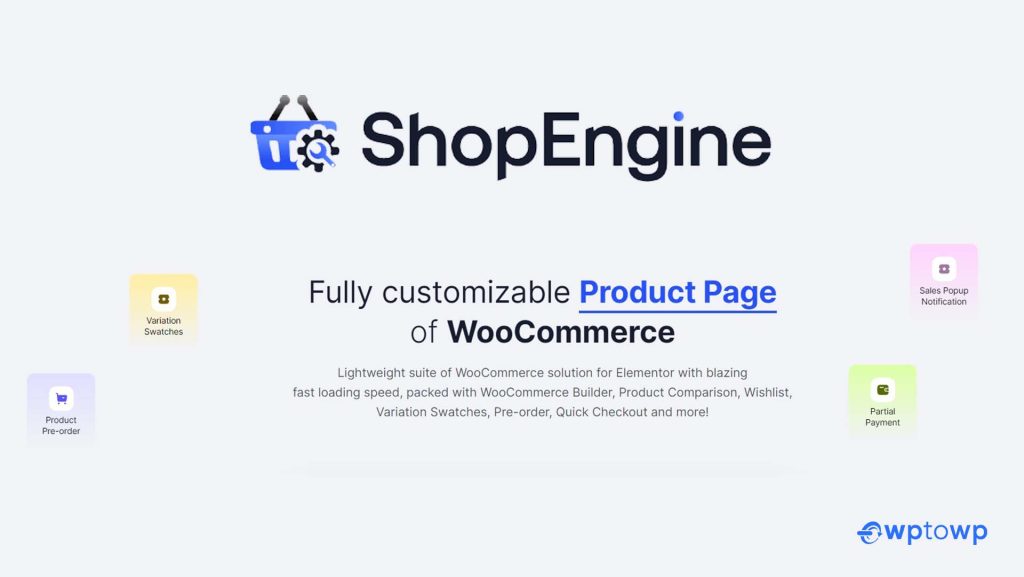 ShopEngine Pro, wptowp