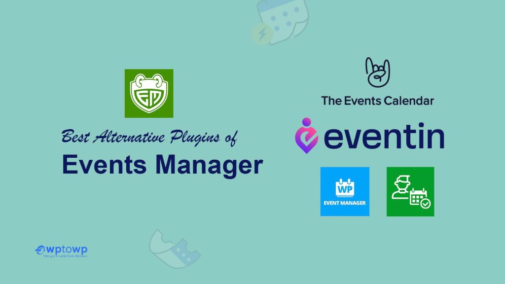 Events manager alternative plugin, wptowp