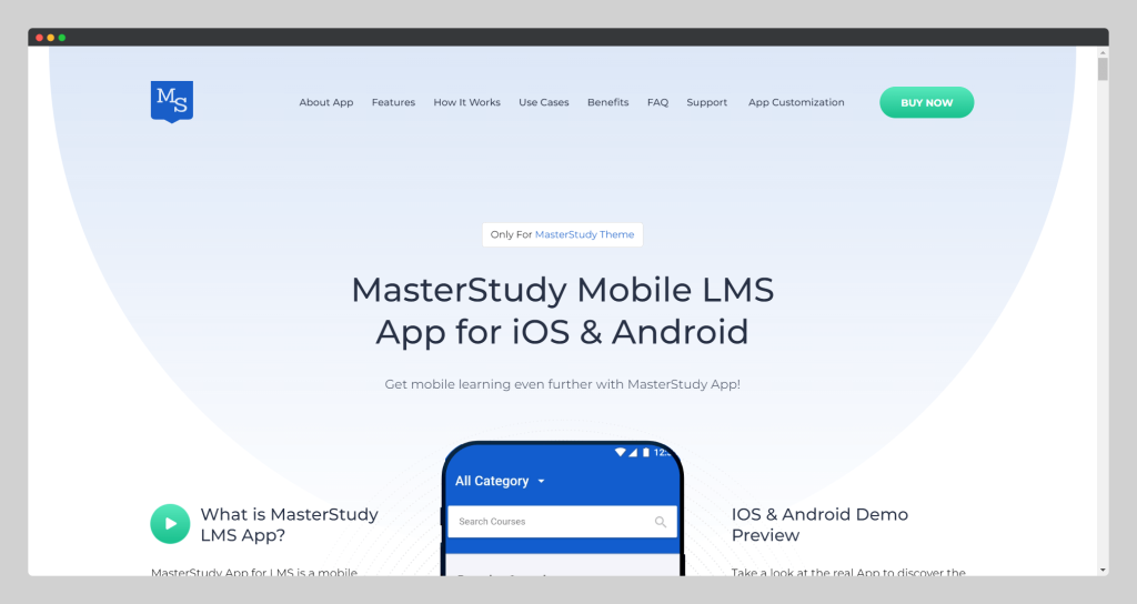 MasterStudy LMS Mobile App, Wptowp