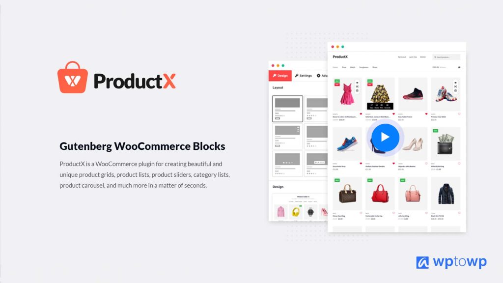 ProductX Review, Best WooCommerce Gutenberg Plugin, Wptowp