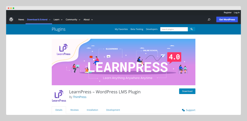 LearnPress, Top LMS Plugins for WordPress, wptowp