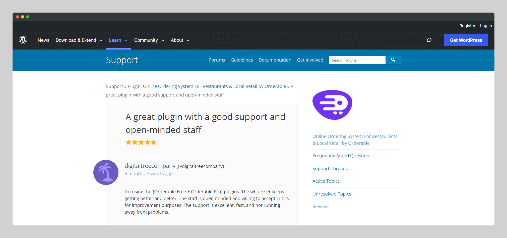 Orderable Best Restaurant Plugin for WooCommerce 2026