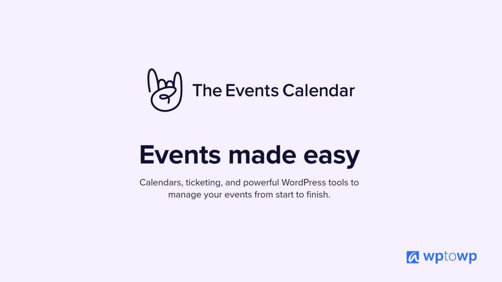 The Events Calendar, Wptowp