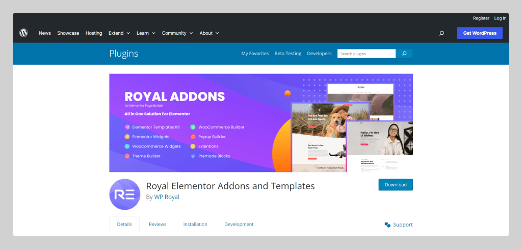 Royal Elementor Addons, ElementsKit Alternative, Wptowp