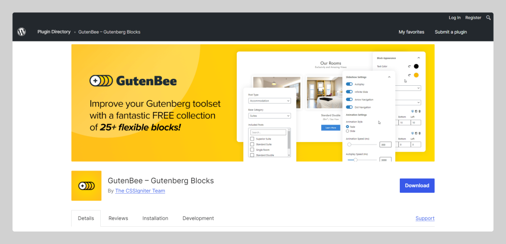 GutenBee, WordPress Gutenberg plugin, Wptowp