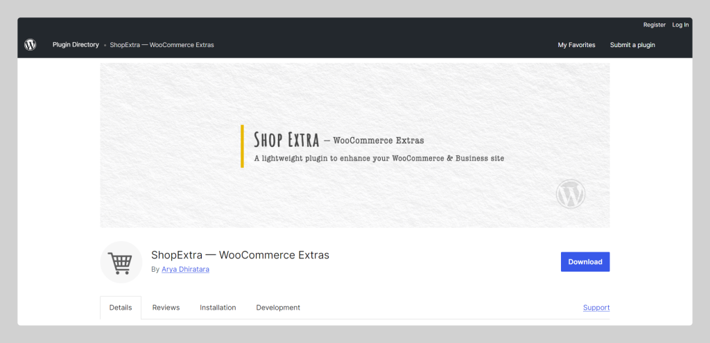ShopExtra By Arya Dhiratara, WooCommerce block plugin, Wptowp