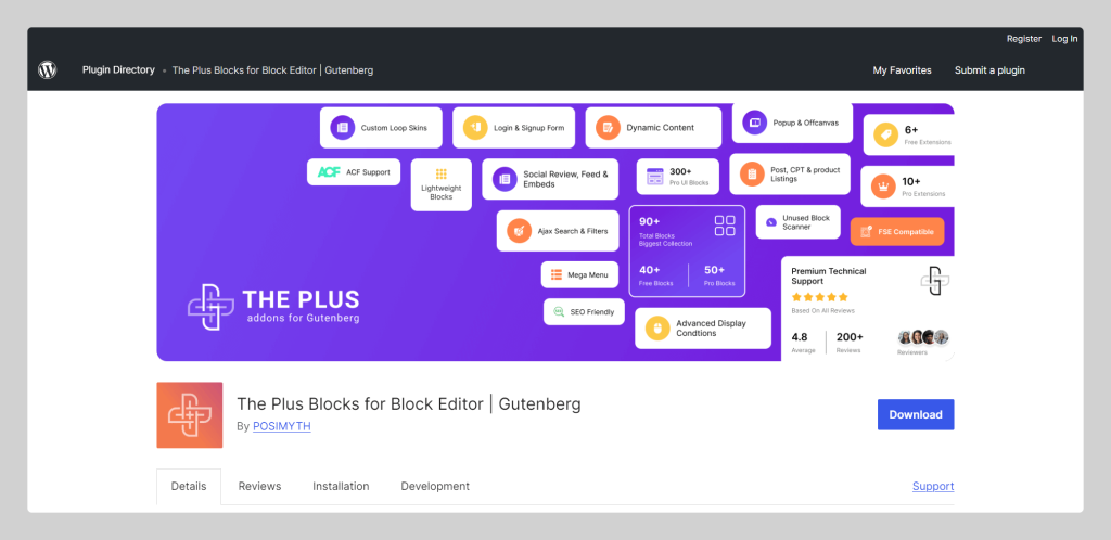 The Plus Blocks, WooCommerce Gutenberg Blocks, Wptowp