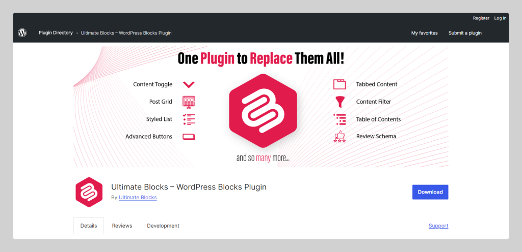 Ultimate Blocks, Gutenberg block plugin for bloggers, Wptowp
