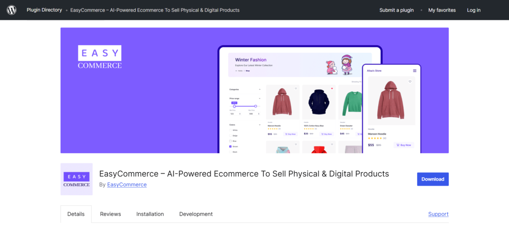 EasyCommerce, WooCommerce Alternative, Wptowp