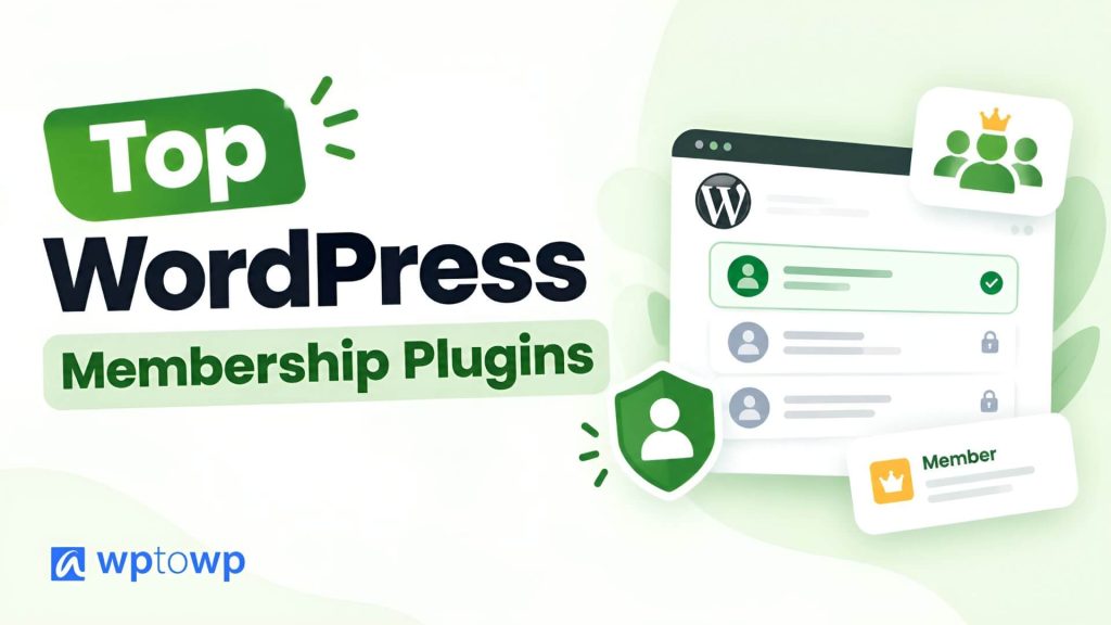 Top WordPress Membership Plugins, Wptowp